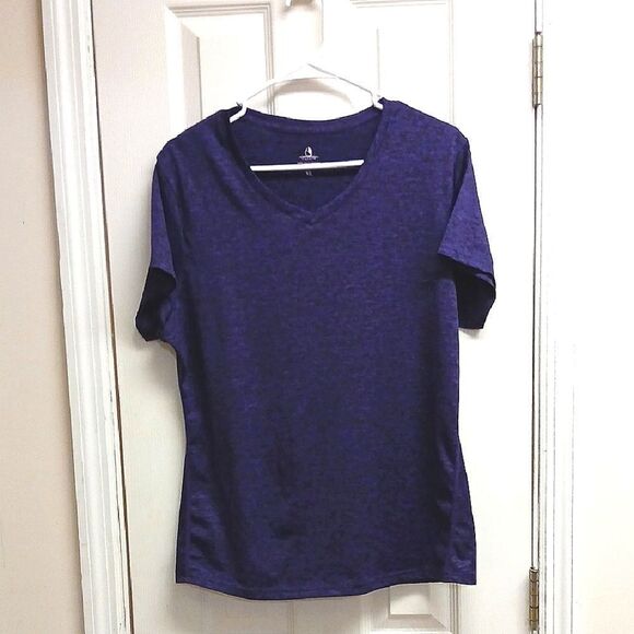 Purple V-Neck Women's Top - Picture 1 of 7